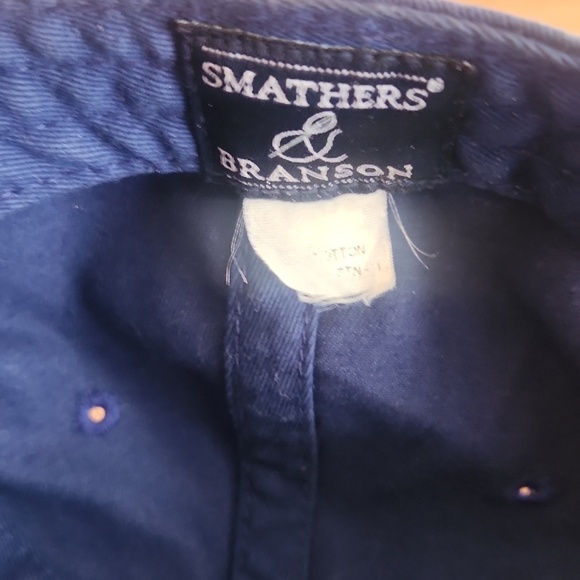 GUC Smathers & Branson Baseball Cap with Needlepoint Fish, OS - Picture 6 of 7